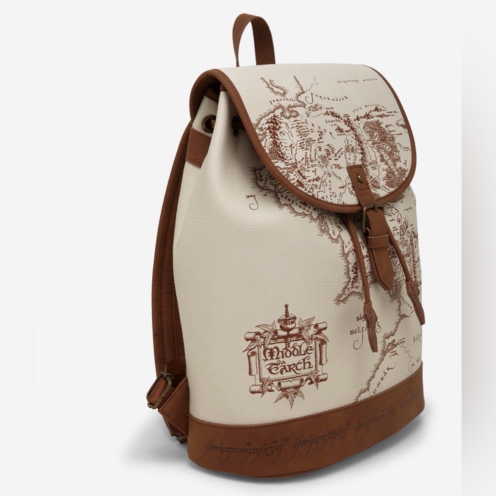 New The Lord of the Rings Middle-earth Map Mini Backpack. - Picture 2 of 5